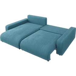 Canapea de colt Inspira Furniture Sara SF Left Lincoln 75 (Turquoise) Thumb