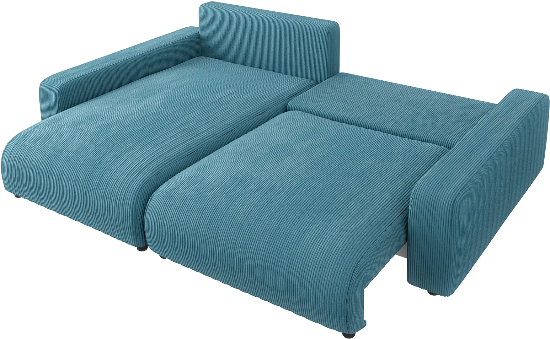 Canapea de colt Inspira Furniture Sara SF Left Lincoln 75 (Turquoise)