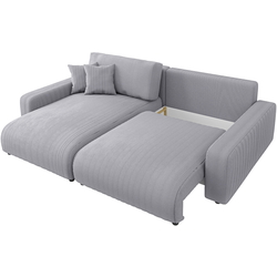 Canapea de colt Inspira Furniture Sara SF Left Lincoln 86 (Grey) Thumb
