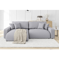 Canapea de colt Inspira Furniture Sara SF Left Lincoln 86 (Grey)