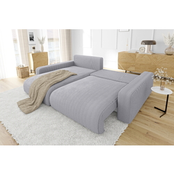 Canapea de colt Inspira Furniture Sara SF Left Lincoln 86 (Grey) Thumb