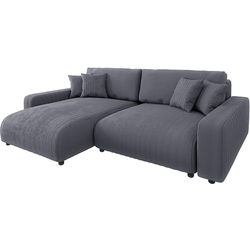 Диван угловой Inspira Furniture Sara SF Left Lincoln 90 (Dark Grey) Thumb