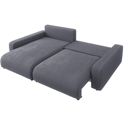 Диван угловой Inspira Furniture Sara SF Left Lincoln 90 (Dark Grey) Thumb