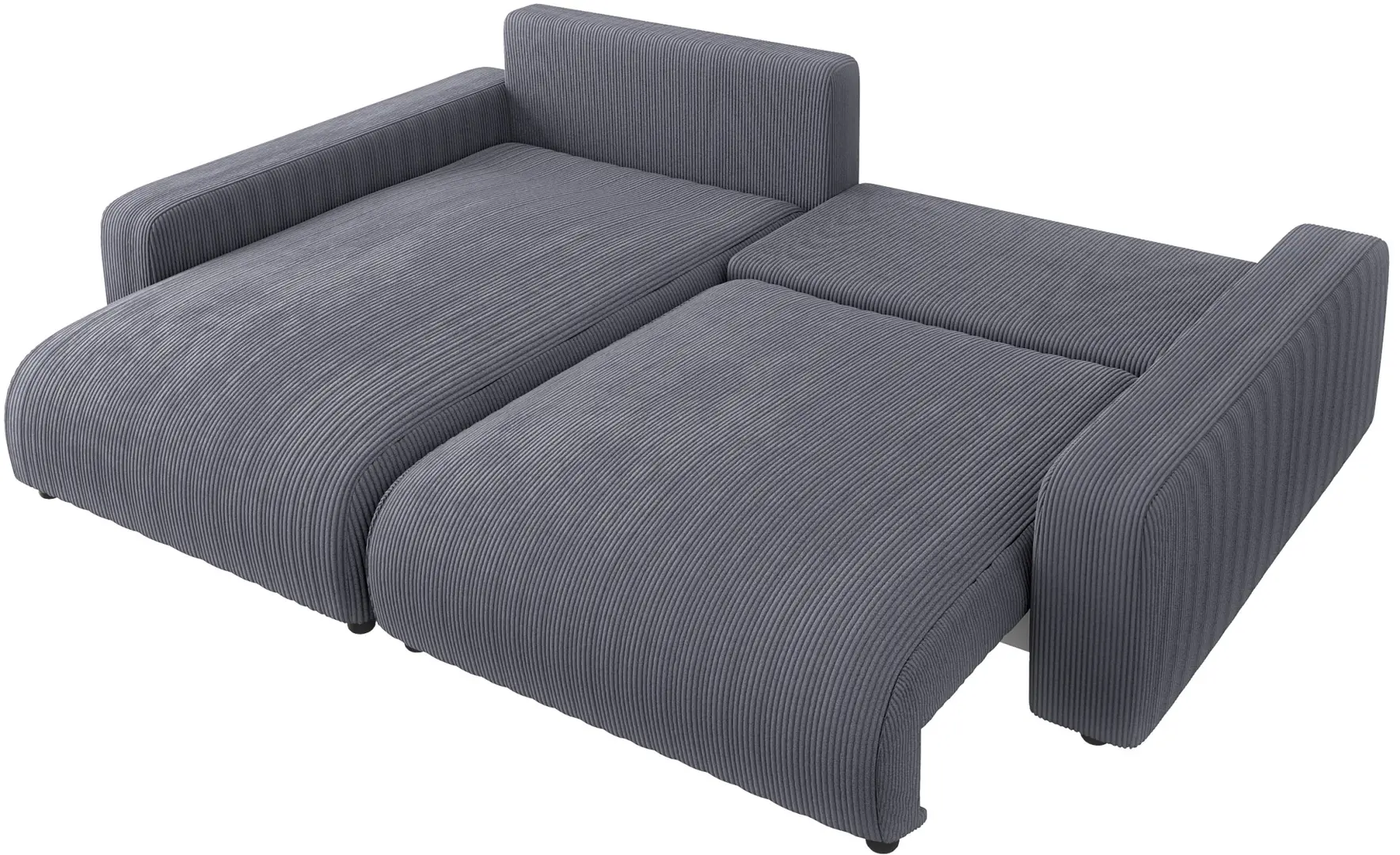 Диван угловой Inspira Furniture Sara SF Left Lincoln 90 (Dark Grey)