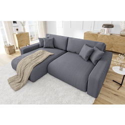 Диван угловой Inspira Furniture Sara SF Left Lincoln 90 (Dark Grey) Thumb