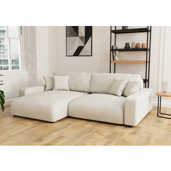 Canapea de colt Inspira Furniture Sara SF Left Pretty 05 (Cream)
