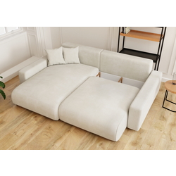 Диван угловой Inspira Furniture Sara SF Left Pretty 05 (Cream) Thumb
