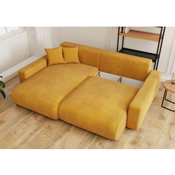 Canapea de colt Inspira Furniture Sara SF Left Pretty 10 (Yellow) Thumb