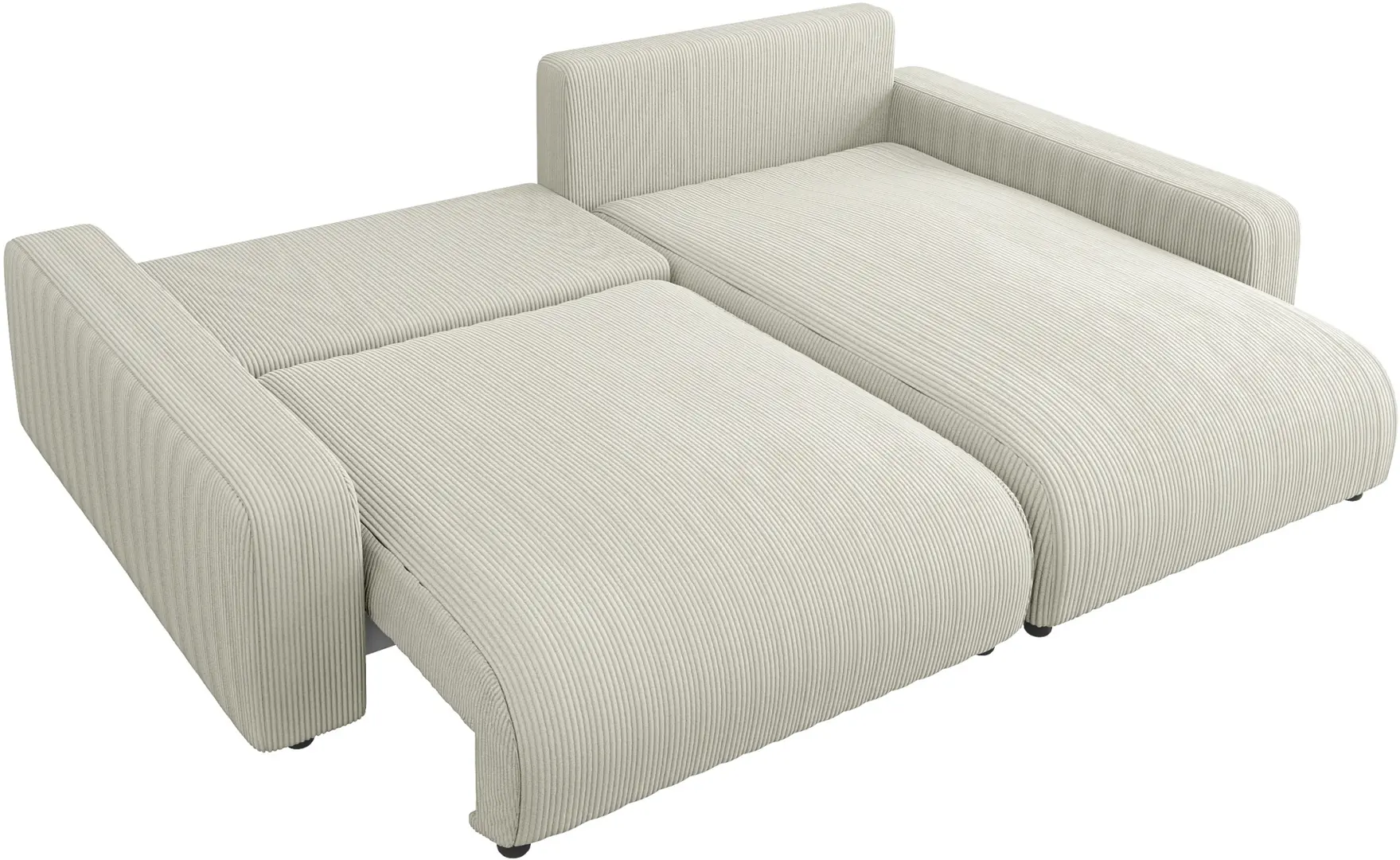 Canapea de colt Inspira Furniture Sara SF Right Lincoln 03 (Beige)