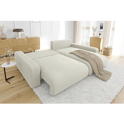 Canapea de colt Inspira Furniture Sara SF Right Lincoln 03 (Beige) Thumb