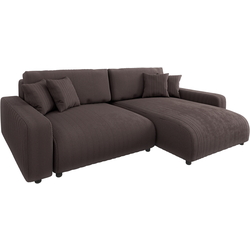 Canapea de colt Inspira Furniture Sara SF Right Lincoln 29 (Brown) Thumb