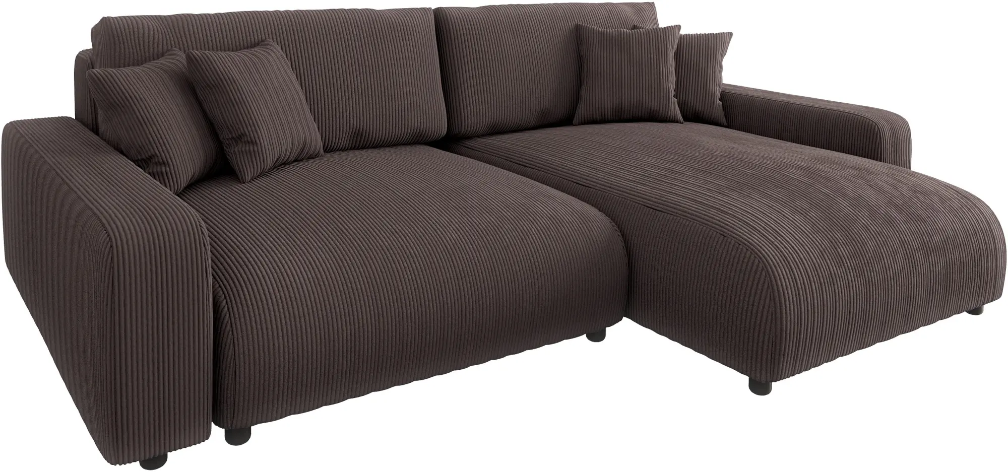 Canapea de colt Inspira Furniture Sara SF Right Lincoln 29 (Brown)