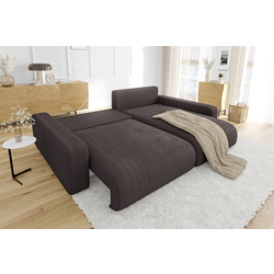 Canapea de colt Inspira Furniture Sara SF Right Lincoln 29 (Brown) Thumb