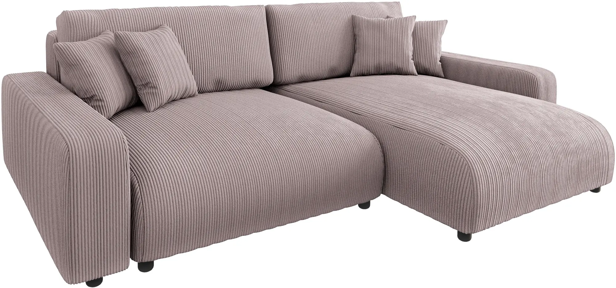 Диван угловой Inspira Furniture Sara SF Right Lincoln 61 (Pink)