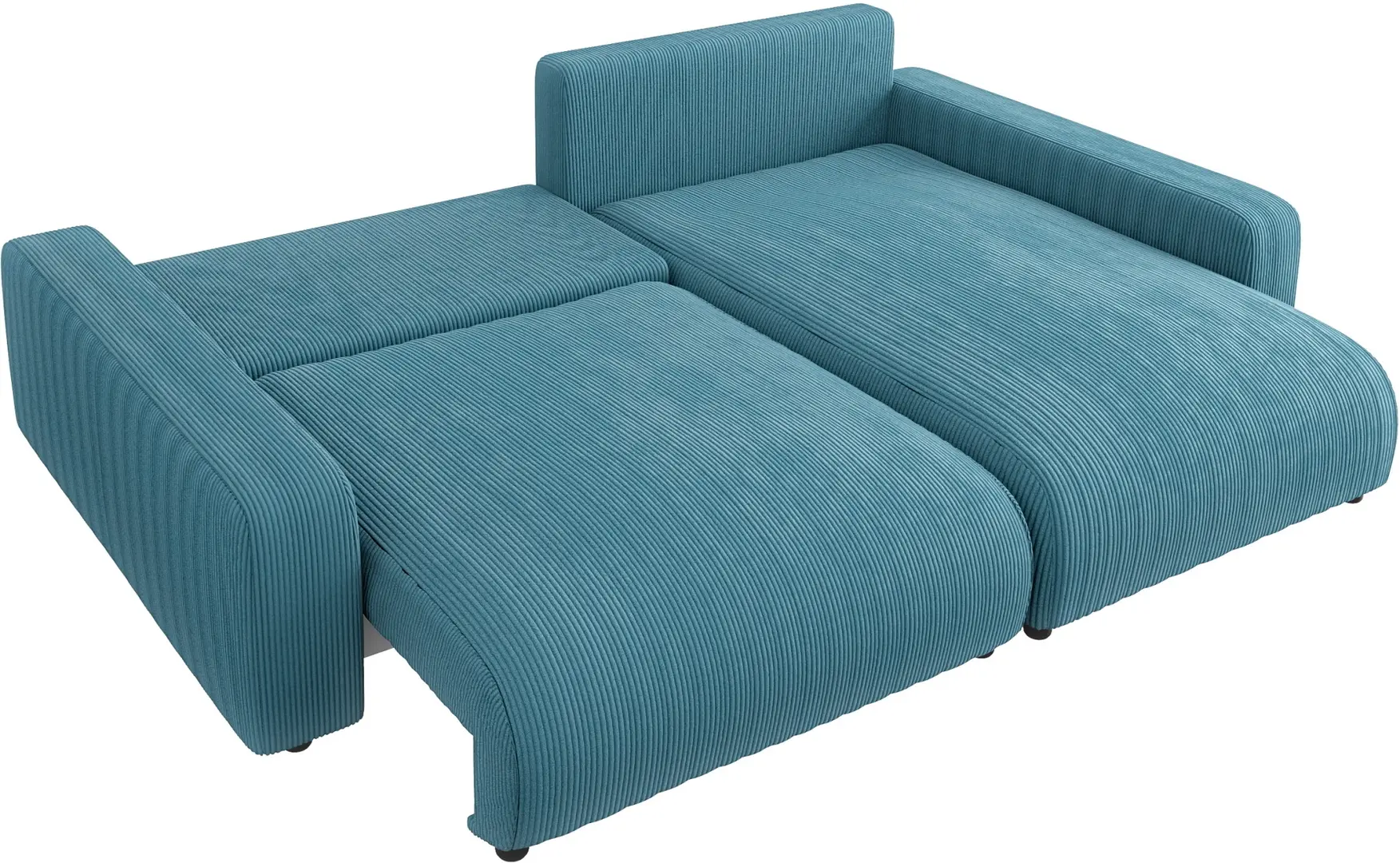 Canapea de colt Inspira Furniture Sara SF Right Lincoln 75 (Turquoise)