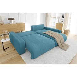 Canapea de colt Inspira Furniture Sara SF Right Lincoln 75 (Turquoise) Thumb