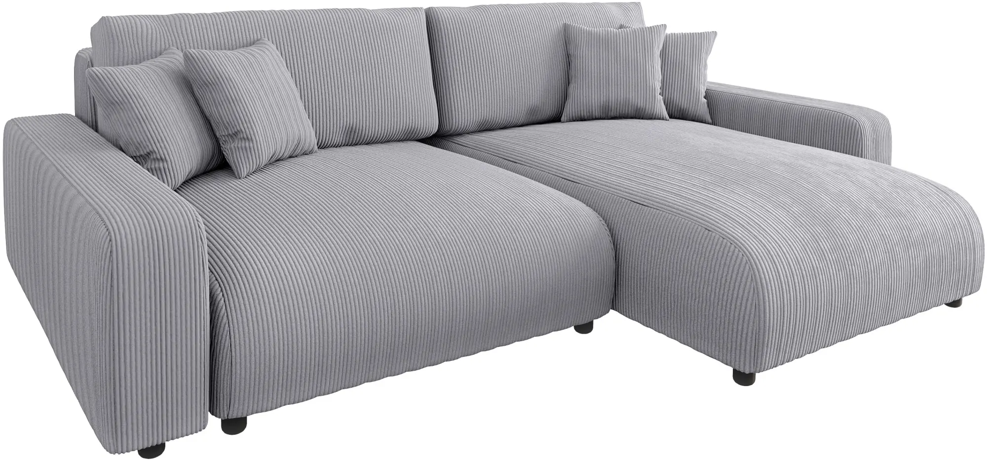 Диван угловой Inspira Furniture Sara SF Right Lincoln 86 (Grey)