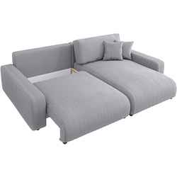 Диван угловой Inspira Furniture Sara SF Right Lincoln 86 (Grey) Thumb