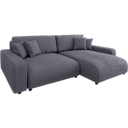 Canapea de colt Inspira Furniture Sara SF Right  Lincoln 90 (Dark Grey) Thumb