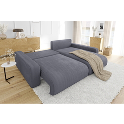 Canapea de colt Inspira Furniture Sara SF Right  Lincoln 90 (Dark Grey) Thumb