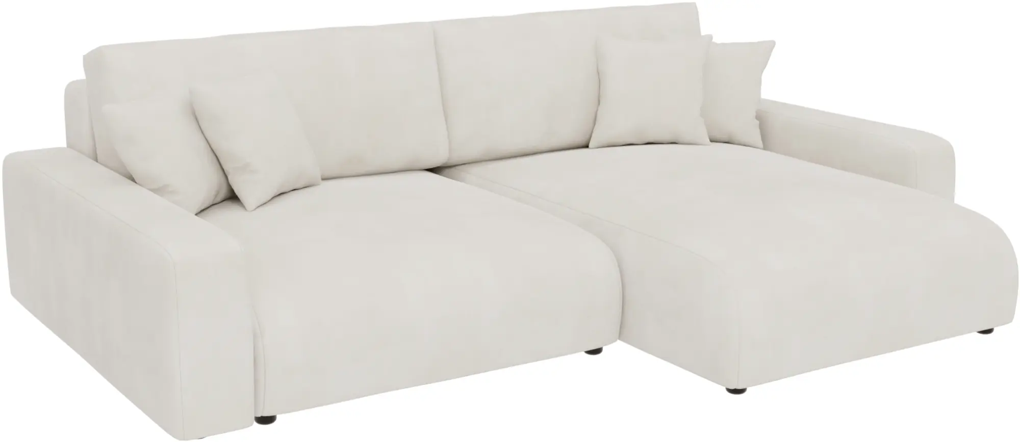 Canapea de colt Inspira Furniture Sara SF Right  Pretty 05 (Cream)