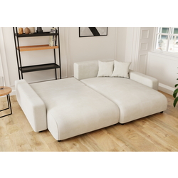 Canapea de colt Inspira Furniture Sara SF Right  Pretty 05 (Cream) Thumb