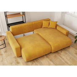 Диван угловой Inspira Furniture Sara SF Right Pretty 10 (Yellow) Thumb