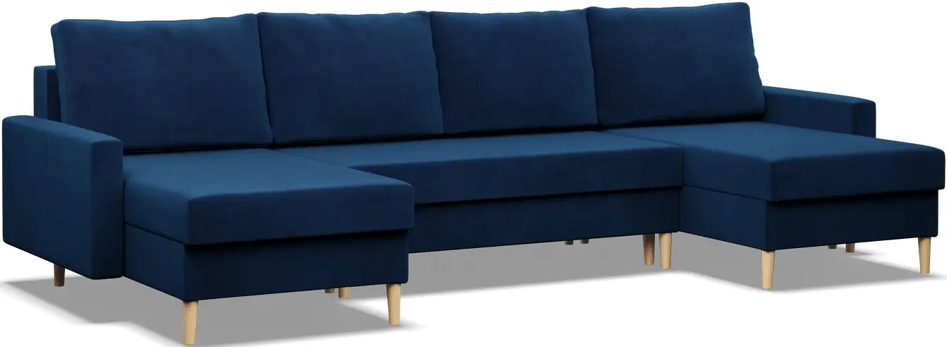 Canapea in forma de U Magnifico Meble Blank U Bonel Kronos 09 (Navy)