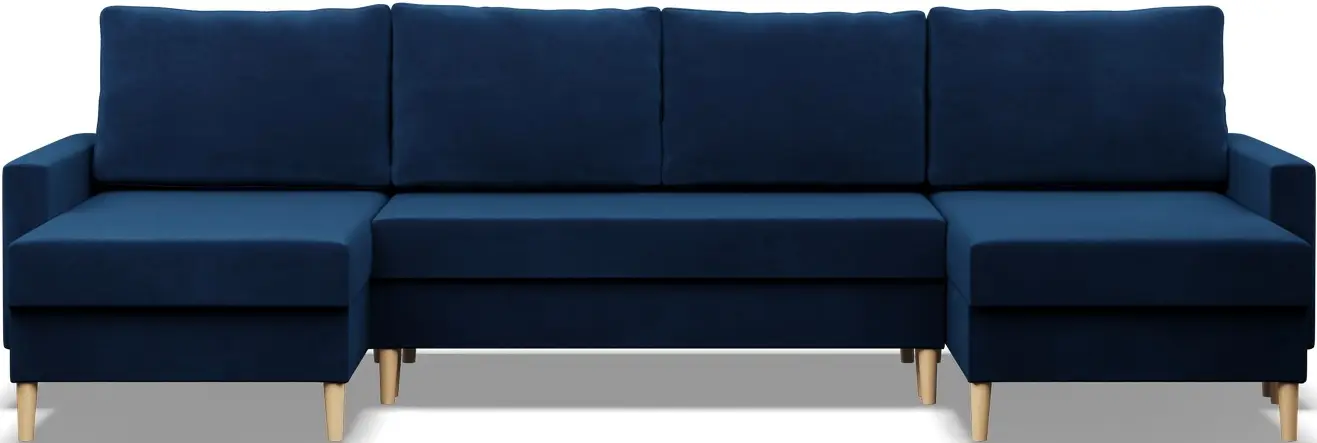 Canapea in forma de U Magnifico Meble Blank U Bonel Kronos 09 (Navy)