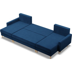 Canapea in forma de U Magnifico Meble Blank U Bonel Kronos 09 (Navy) Thumb