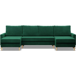 Диван П-образный Magnifico Meble Blank U Bonel Kronos 19 (Bottle Green) Thumb