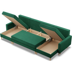 Диван П-образный Magnifico Meble Blank U Bonel Kronos 19 (Bottle Green) Thumb