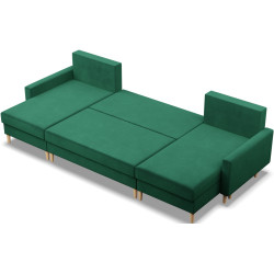 Диван П-образный Magnifico Meble Blank U Bonel Kronos 19 (Bottle Green) Thumb