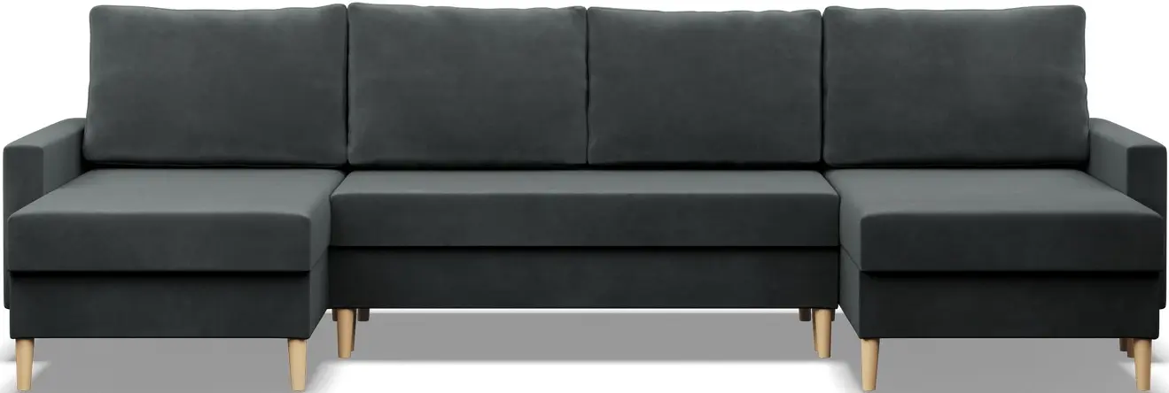 Canapea in forma de U Magnifico Meble Blank U Bonel Kronos 34 (Dark Grey)