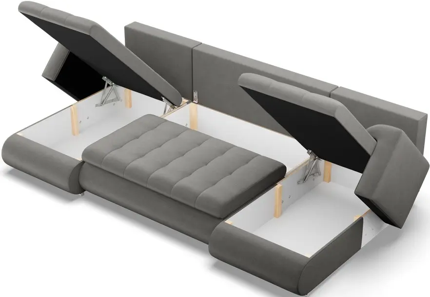 Canapea in forma de U Magnifico Meble Foresta ULL Kronos 15 (Light Grey)