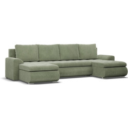 Диван П-образный Magnifico Meble Foresta ULL Poso 047 (Olive) Thumb