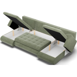 Диван П-образный Magnifico Meble Foresta ULL Poso 047 (Olive) Thumb