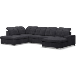 Canapea in forma de U Magnifico Meble Lord Premium Giulia 9714 Left (Dark Grey) Thumb