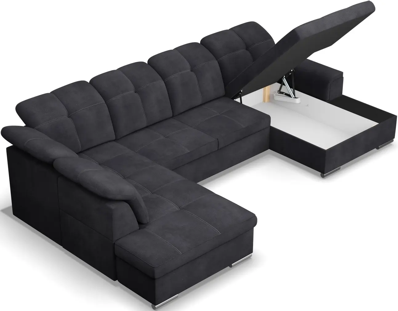 Canapea in forma de U Magnifico Meble Lord Premium Giulia 9714 Left (Dark Grey)