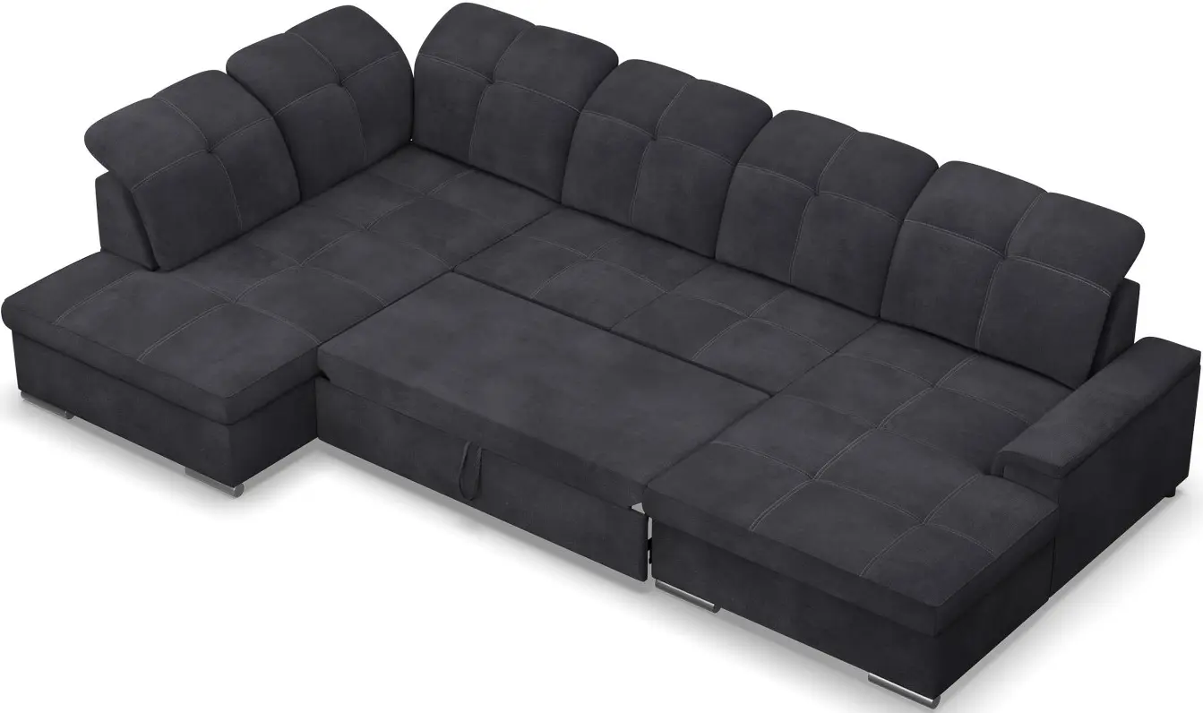 Canapea in forma de U Magnifico Meble Lord Premium Giulia 9714 Left (Dark Grey)