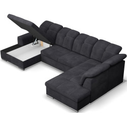 Canapea in forma de U Magnifico Meble Lord Premium Giulia 9714 Right (Dark Grey) Thumb