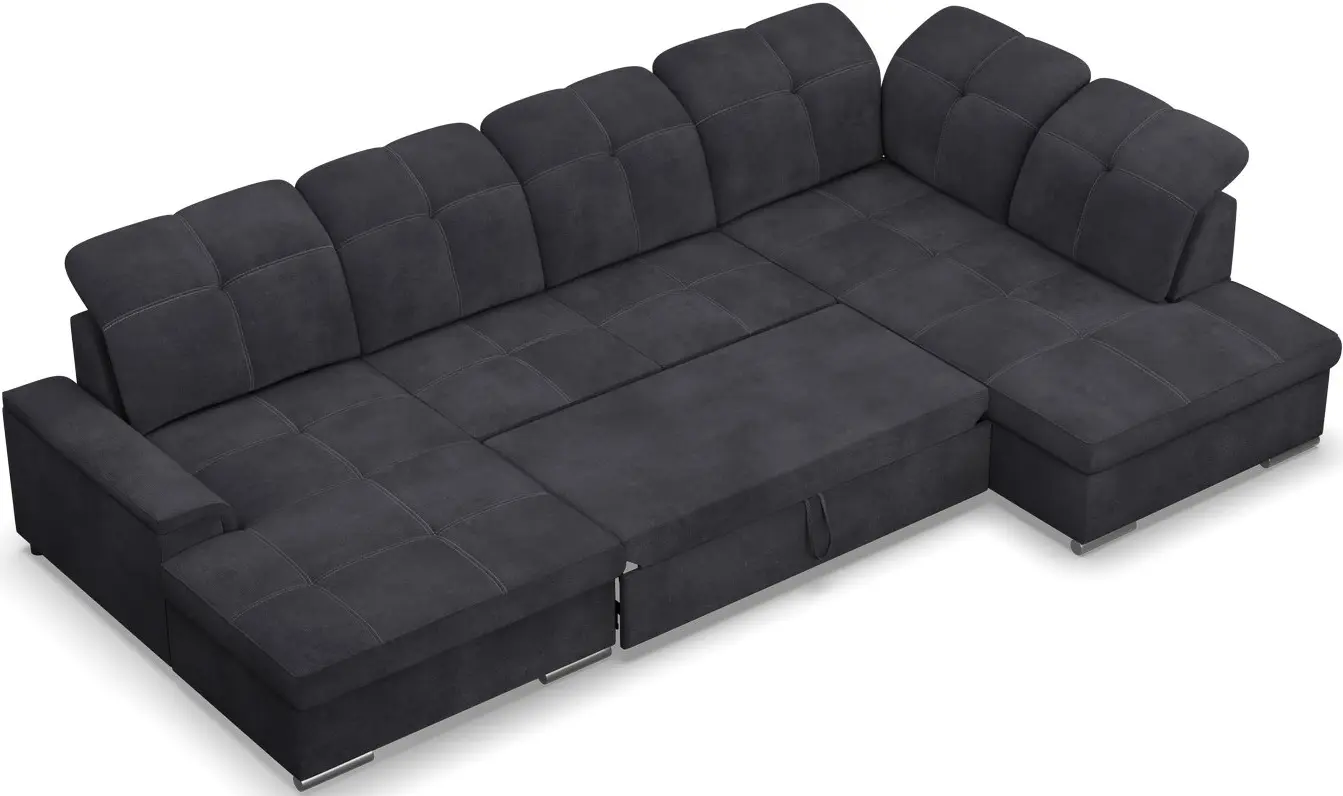 Canapea in forma de U Magnifico Meble Lord Premium Giulia 9714 Right (Dark Grey)