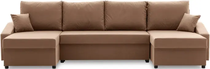 Canapea in forma de U Magnifico Meble Sparta Plus Mikrofaza 48 (Cappuccino)