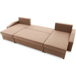Canapea in forma de U Magnifico Meble Sparta Plus Mikrofaza 48 (Cappuccino) Thumb