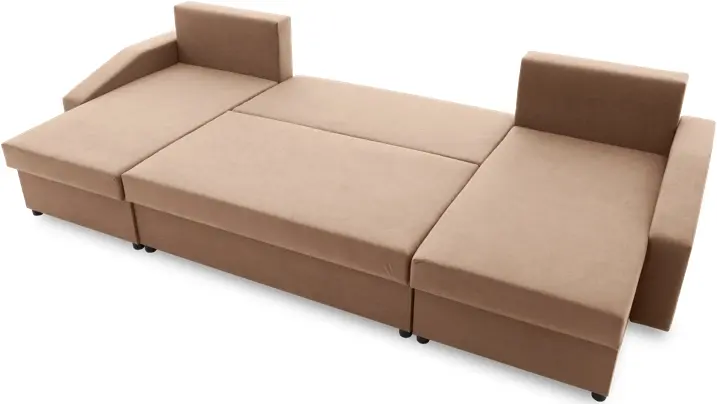 Canapea in forma de U Magnifico Meble Sparta Plus Mikrofaza 48 (Cappuccino)