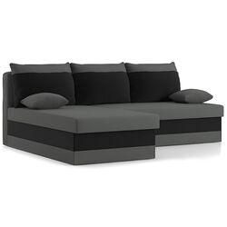 Canapea de colt Magnifico Deli Foam Left Mikro 27/Mikro 15 (Grey/Black) Thumb