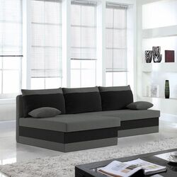 Canapea de colt Magnifico Deli Foam Left Mikro 27/Mikro 15 (Grey/Black)