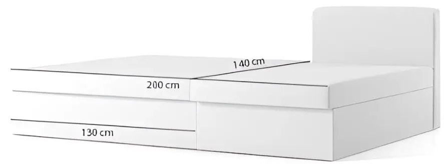 Canapea de colt Magnifico Deli Foam Left Mikro 27/Mikro 15 (Grey/Black) - 5