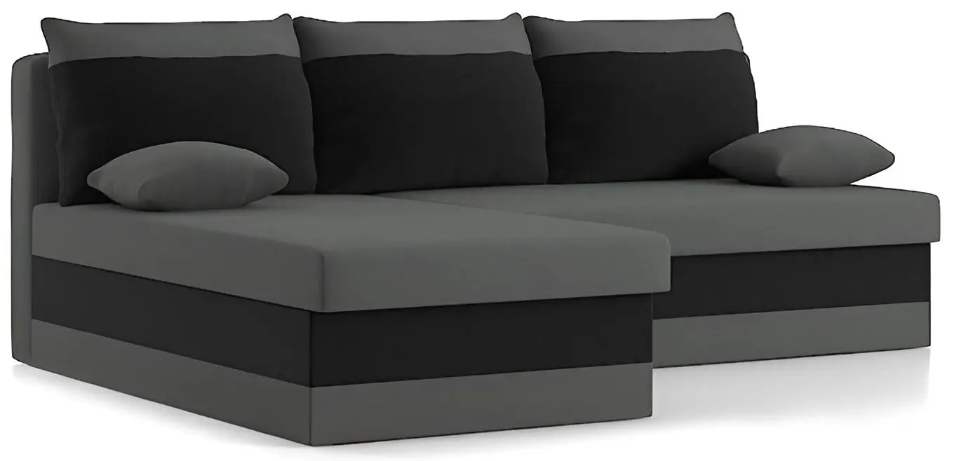 Canapea de colt Magnifico Deli Foam Left Mikro 27/Mikro 15 (Grey/Black) - 2