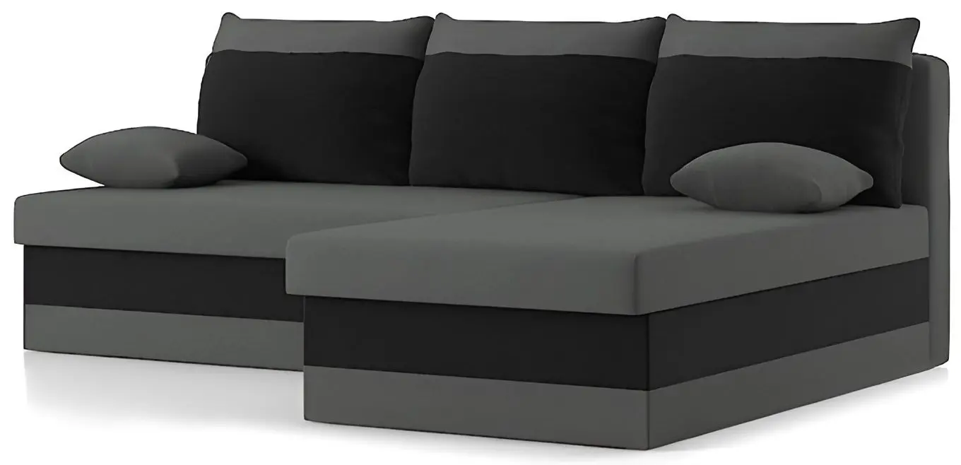 Canapea de colt Magnifico Deli Foam Right Mikro 27/Mikro 15 (Grey/Black) - 6